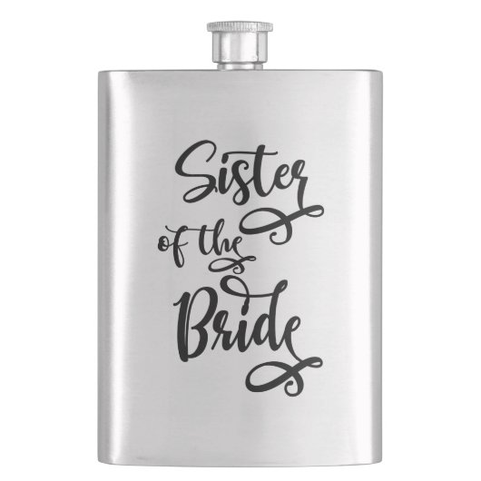 Schwester der Braut Flachmann (Vorderseite)