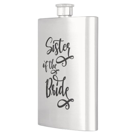 Schwester der Braut Flachmann (Links)