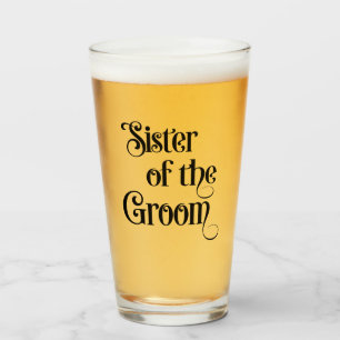 Schwester der Braut Glas
