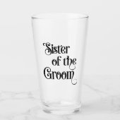Schwester der Braut Glas (Vorderseite)