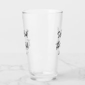 Schwester der Braut Hochzeit Schwarz-weißen Glass  Glas (Links)