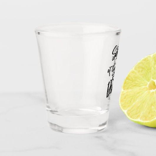 Schwester der Braut Schnapsglas (Links)