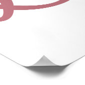 Schwester der Brautehochfamilie Matching Poster (Ecke)