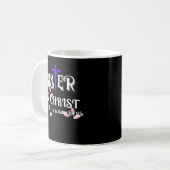 Schwester der Christlichen Schrift Christi Kaffeetasse (Vorderseite Links)