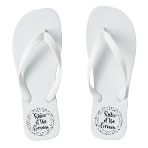 Schwester der Groom Flip Flops Badesandalen