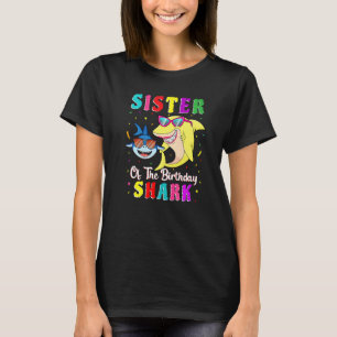 Schwester der Hai Geburtstagsfamilie Littl T-Shirt