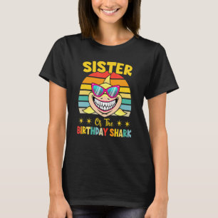 Schwester der Hai Geburtstagsfamilie Littl T-Shirt