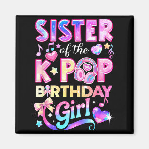 Schwester der K-Pop-Geburtstagsmädchen koreanische Magnet