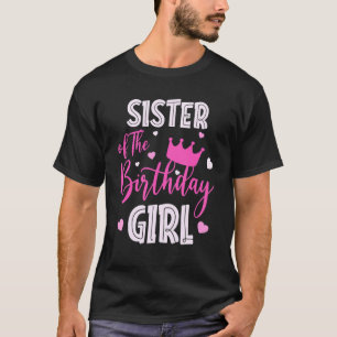 Schwester der Niedlichen rosa Matching Fam des Geb T-Shirt