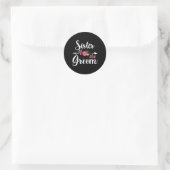 Schwester der Shirts2 Runder Aufkleber (Tasche)