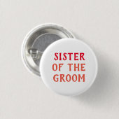 SCHWESTER DES ABZEICHENS DER GRUPPE FÜR WEDEN BUTTON (Vorne & Hinten)