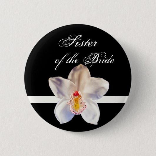 Schwester des Abzeichens für Hochzeit Button (Vorderseite)