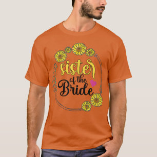 Schwester des Brautparty Hochzeit T-Shirt