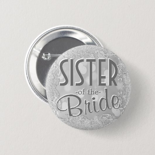 Schwester des Bride Silver Button (Vorne & Hinten)
