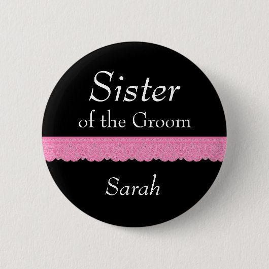 SCHWESTER des Button (Vorderseite)