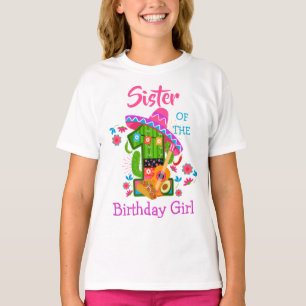 Schwester des ersten Geburtstagsfeiertags Mexiko T-Shirt