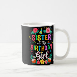 Schwester des Geburtstagmädchens Aloha Hawaii Part Kaffeetasse