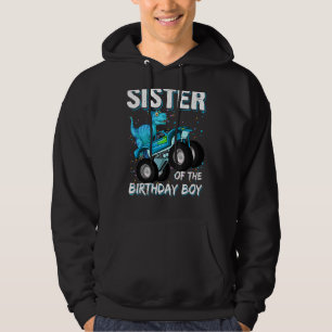 Schwester des Geburtstags, Boy Trex Dinosaurier Mo Hoodie