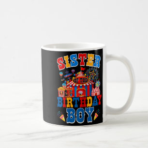 Schwester des Geburtstags für Jungen Zirkus Karnev Kaffeetasse
