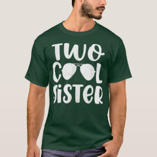 Schwester des Geburtstags Junge zwei Coolen 2. Geb T-Shirt