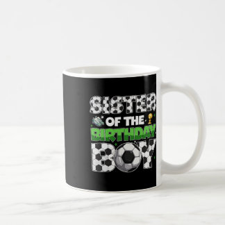 Schwester des Geburtstagsjungen Fußballparty Famil Kaffeetasse