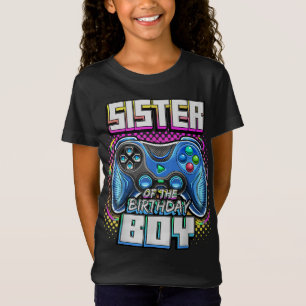 Schwester des Geburtstagsjungen Matching Family Vi T-Shirt