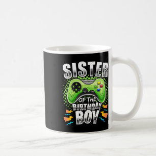 Schwester des Geburtstagsjungen passendes Videospi Kaffeetasse