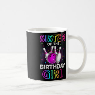Schwester des Geburtstagskind Bowler Kid Bowling P Kaffeetasse