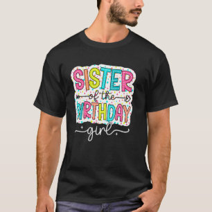 Schwester des Geburtstagskindes Familien-Dalmatine T-Shirt