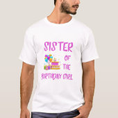 Schwester des Geburtstagskranzes T-Shirt (Vorderseite)