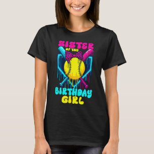 Schwester des Geburtstagsmädchens Softll Eiscreme- T-Shirt