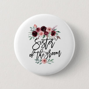 Schwester des Groom Hochzeit ungesetzliche Brautju Button