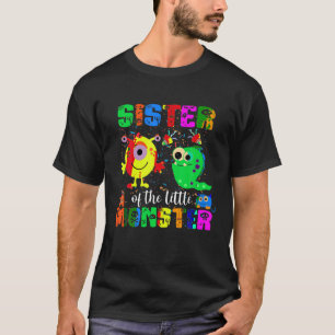 Schwester des kleinen Monsters, die Geburtstagsfam T-Shirt