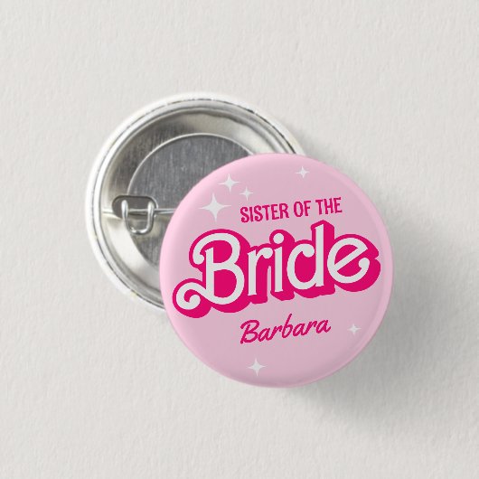 Schwester des rosa Bachelorette Barb Button (Vorne & Hinten)