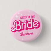 Schwester des rosa Bachelorette Barb Button (Vorderseite)