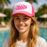 Schwester des rosa Bachelorette Barb Truckerkappe<br><div class="desc">Schwester der Bride Pink Bachelorette Barb Trucker Hat</div>