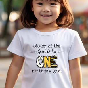 Schwester des So süß zu sein ein Geburtstag T-Shirt