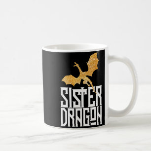 Schwester-Drache-Weihnachten passende Familie-Stam Kaffeetasse