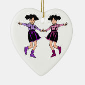 Schwester, du bist mein bester Freund für immer Or Keramik Ornament (Rechts)