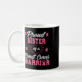 Schwester eines Brustkrebskranken Kaffeetasse (Links)