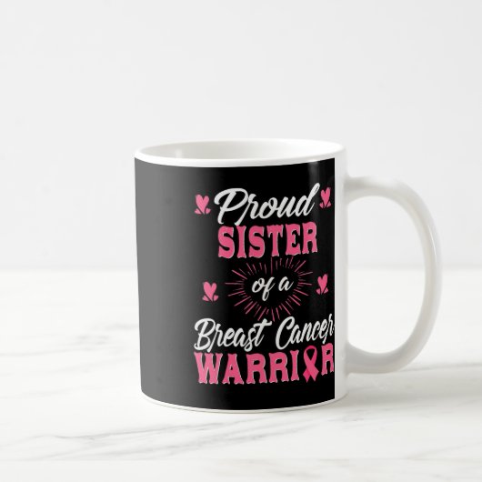 Schwester eines Brustkrebskranken Kaffeetasse (Rechts)