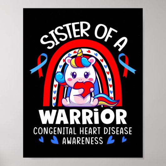 Schwester eines Herzkriegers Chd Week Poster (Vorne)