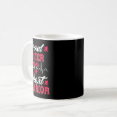 Schwester eines Herzkriegers - KD-Bewusstsein Kaffeetasse (Vorderseite Links)
