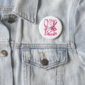 Schwester eines Kriegerdrachenbrustkrebses Button (Beispiel)