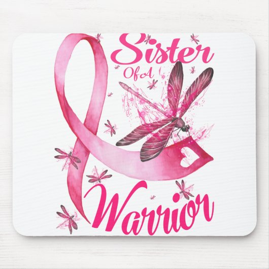 Schwester eines Kriegerdrachenbrustkrebses Mousepad (Vorne)