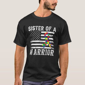 Schwester eines Kriegers Autismus-Bewusstsein für T-Shirt