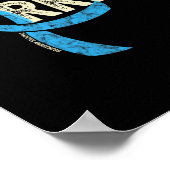 Schwester eines Kriegers, Diabetiker Diabetes, Bew Poster (Ecke)