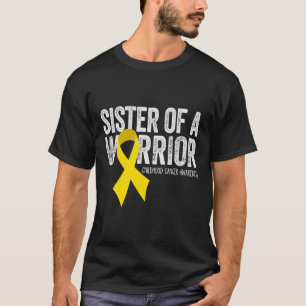 Schwester eines Kriegers Kinder-Krebs-Bewusstsein  T-Shirt