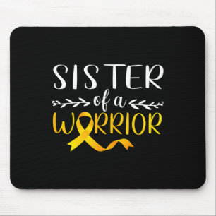 Schwester eines Kriegers Kinder-Sensibilisierungsk Mousepad