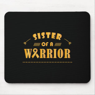 Schwester eines Kriegers Krebs im Kindesalter Ribb Mousepad